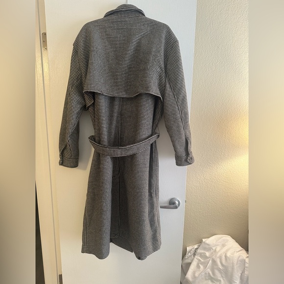 Abercrombie Wool-blend wrap trench coat - Picture 4 of 6